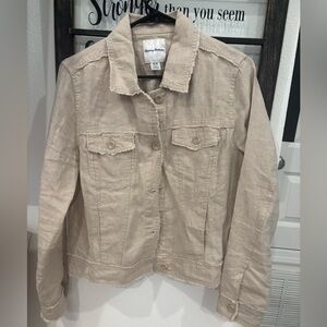 Tommy Bahama Light Tan Linen Jacket